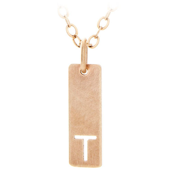 Picture of Gold Cutout Letter Tag
