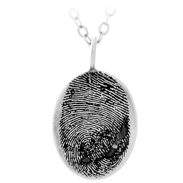 Picture of Silver Finger Print Charm